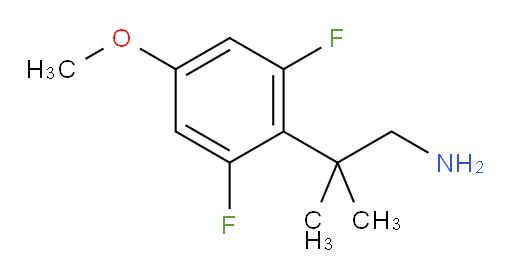 2-(2,6-difluoro-4-methoxyphenyl)-2-methylpropan-1-amine