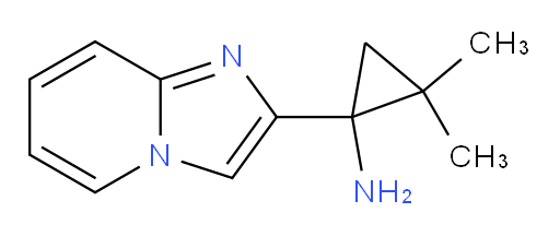 1-{imidazo[1,2-a]pyridin-2-yl}-2,2-dimethylcyclopropan-1-amine