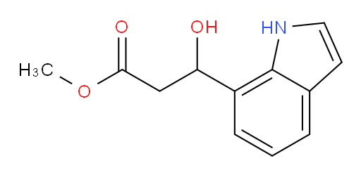 methyl 3-hydroxy-3-(1H-indol-7-yl)propanoate
