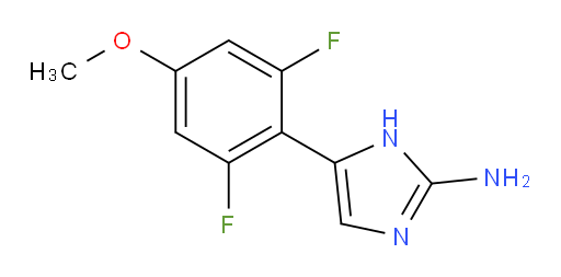 5-(2,6-difluoro-4-methoxyphenyl)-1H-imidazol-2-amine