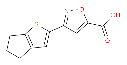 3-{4H,5H,6H-cyclopenta[b]thiophen-2-yl}-1,2-oxazole-5-carboxylic acid