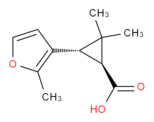 rac-(1R,3R)-2,2-dimethyl-3-(2-methylfuran-3-yl)cyclopropane-1-carboxylic acid