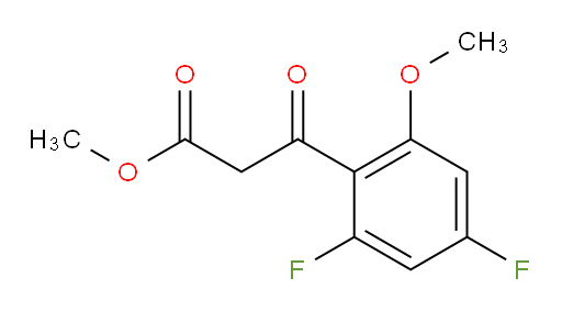 methyl 3-(2,4-difluoro-6-methoxyphenyl)-3-oxopropanoate