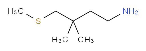 3,3-dimethyl-4-(methylsulfanyl)butan-1-amine