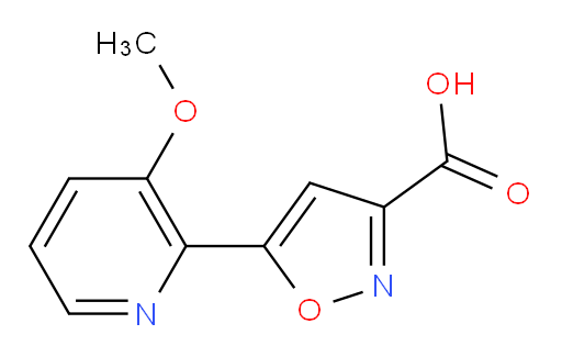 5-(3-methoxypyridin-2-yl)-1,2-oxazole-3-carboxylic acid