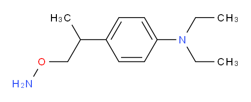 4-[1-(aminooxy)propan-2-yl]-N,N-diethylaniline
