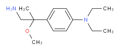 4-(1-amino-2-methoxypropan-2-yl)-N,N-diethylaniline