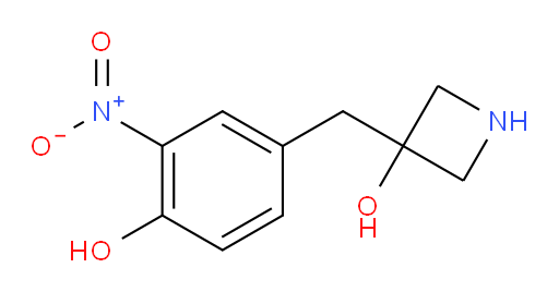 3-[(4-hydroxy-3-nitrophenyl)methyl]azetidin-3-ol