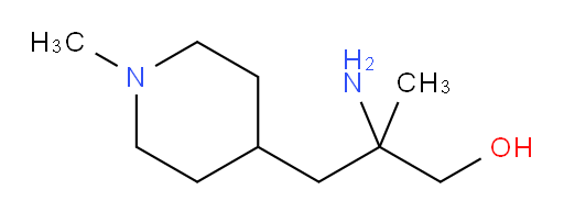 2-amino-2-methyl-3-(1-methylpiperidin-4-yl)propan-1-ol