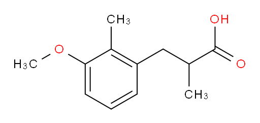 3-(3-methoxy-2-methylphenyl)-2-methylpropanoic acid