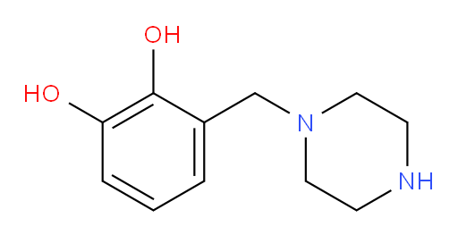 3-[(piperazin-1-yl)methyl]benzene-1,2-diol