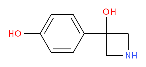 3-(4-hydroxyphenyl)azetidin-3-ol