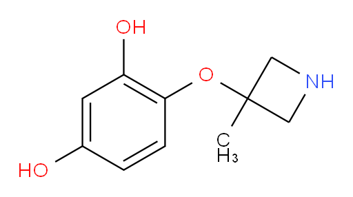 4-[(3-methylazetidin-3-yl)oxy]benzene-1,3-diol