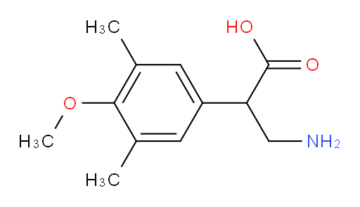 3-amino-2-(4-methoxy-3,5-dimethylphenyl)propanoic acid