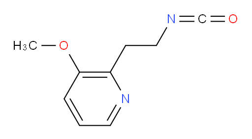 2-(2-isocyanatoethyl)-3-methoxypyridine