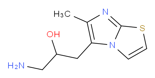 1-amino-3-{6-methylimidazo[2,1-b][1,3]thiazol-5-yl}propan-2-ol