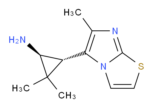 rac-(1R,3S)-2,2-dimethyl-3-{6-methylimidazo[2,1-b][1,3]thiazol-5-yl}cyclopropan-1-amine