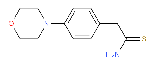 2-[4-(morpholin-4-yl)phenyl]ethanethioamide