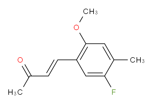 4-(5-fluoro-2-methoxy-4-methylphenyl)but-3-en-2-one