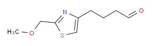 4-[2-(methoxymethyl)-1,3-thiazol-4-yl]butanal