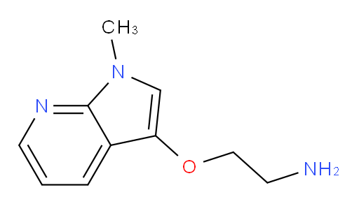 2-({1-methyl-1H-pyrrolo[2,3-b]pyridin-3-yl}oxy)ethan-1-amine