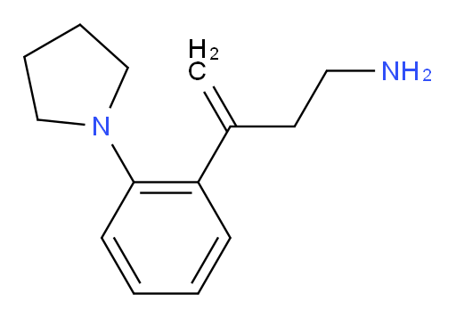 3-[2-(pyrrolidin-1-yl)phenyl]but-3-en-1-amine