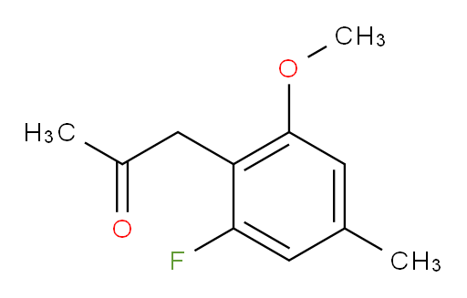 1-(2-fluoro-6-methoxy-4-methylphenyl)propan-2-one