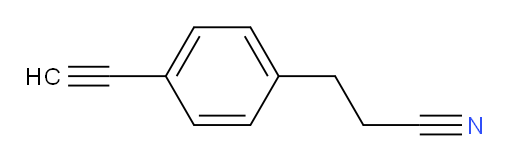 3-(4-ethynylphenyl)propanenitrile
