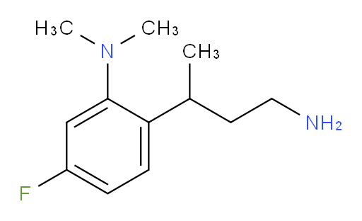 2-(4-aminobutan-2-yl)-5-fluoro-N,N-dimethylaniline