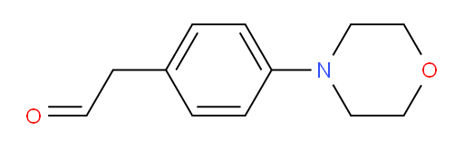 2-[4-(morpholin-4-yl)phenyl]acetaldehyde