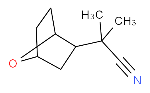 2-methyl-2-{7-oxabicyclo[2.2.1]heptan-2-yl}propanenitrile