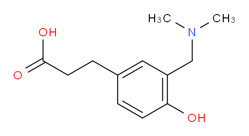 3-{3-[(dimethylamino)methyl]-4-hydroxyphenyl}propanoic acid