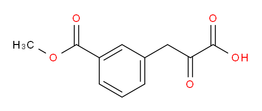3-[3-(methoxycarbonyl)phenyl]-2-oxopropanoic acid