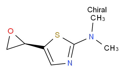 N,N-dimethyl-5-[(2R)-oxiran-2-yl]-1,3-thiazol-2-amine
