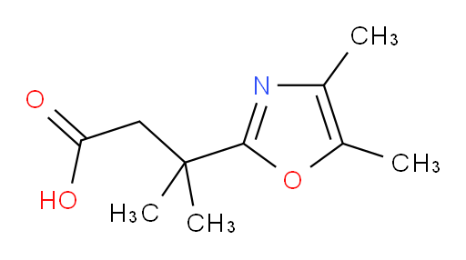 3-(dimethyl-1,3-oxazol-2-yl)-3-methylbutanoic acid