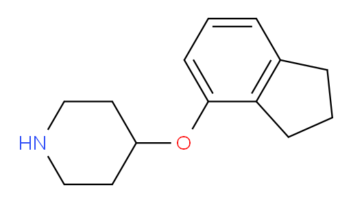 4-(2,3-dihydro-1H-inden-4-yloxy)piperidine