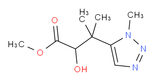 methyl 2-hydroxy-3-methyl-3-(1-methyl-1H-1,2,3-triazol-5-yl)butanoate