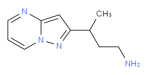 3-{pyrazolo[1,5-a]pyrimidin-2-yl}butan-1-amine