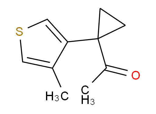 1-[1-(4-methylthiophen-3-yl)cyclopropyl]ethan-1-one