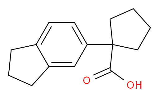 1-(2,3-dihydro-1H-inden-5-yl)cyclopentane-1-carboxylic acid