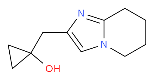 1-({5H,6H,7H,8H-imidazo[1,2-a]pyridin-2-yl}methyl)cyclopropan-1-ol
