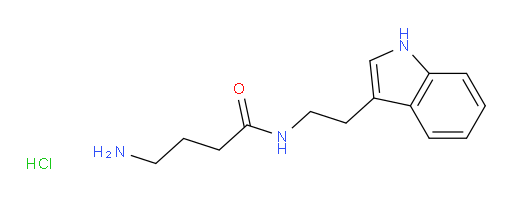 4-amino-N-[2-(1H-indol-3-yl)ethyl]butanamide hydrochloride