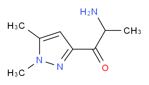 2-amino-1-(1,5-dimethyl-1H-pyrazol-3-yl)propan-1-one