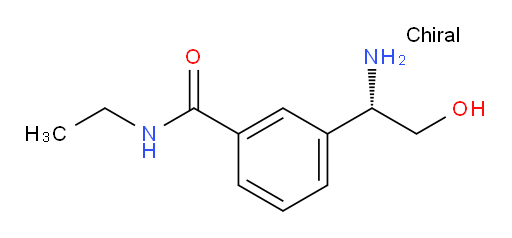 3-[(1S)-1-amino-2-hydroxyethyl]-N-ethylbenzamide