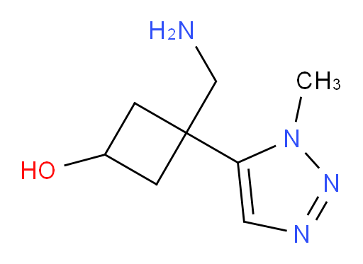 3-(aminomethyl)-3-(1-methyl-1H-1,2,3-triazol-5-yl)cyclobutan-1-ol