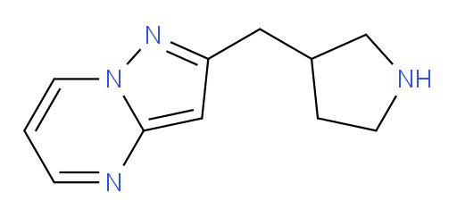 3-({pyrazolo[1,5-a]pyrimidin-2-yl}methyl)pyrrolidine