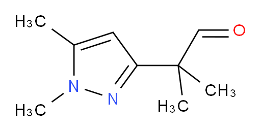 2-(1,5-dimethyl-1H-pyrazol-3-yl)-2-methylpropanal