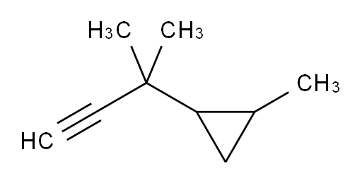 1-methyl-2-(2-methylbut-3-yn-2-yl)cyclopropane