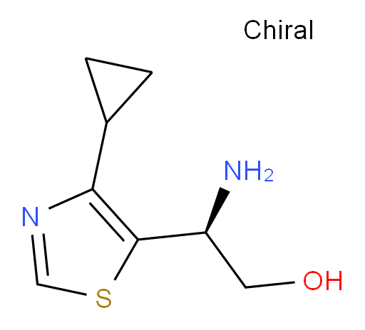 (2S)-2-amino-2-(4-cyclopropyl-1,3-thiazol-5-yl)ethan-1-ol