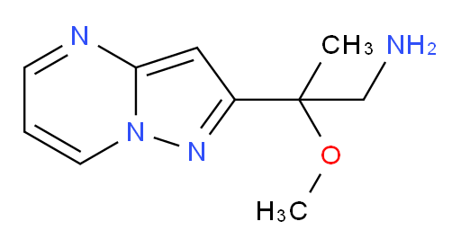 2-methoxy-2-{pyrazolo[1,5-a]pyrimidin-2-yl}propan-1-amine